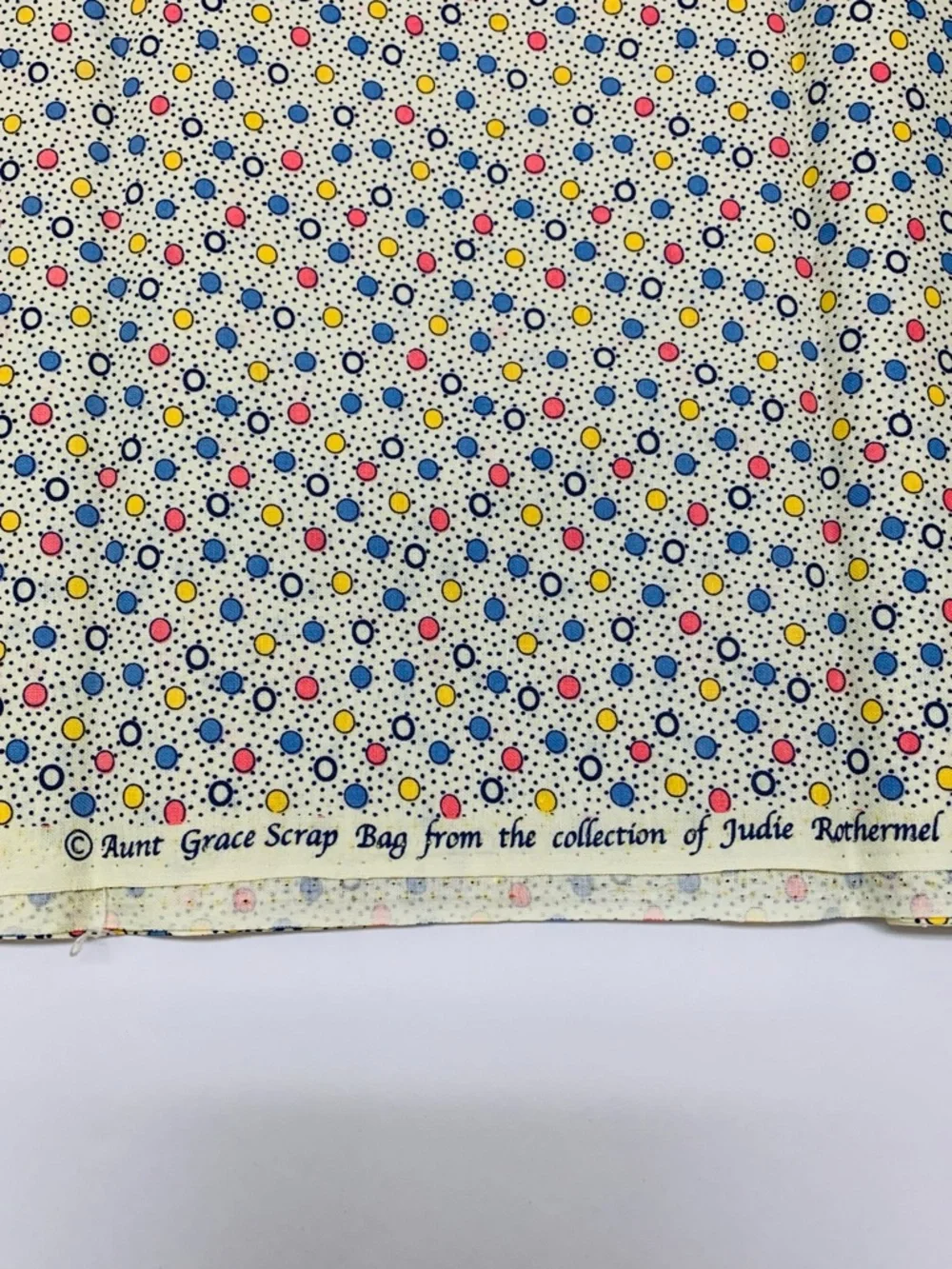 Aunt Grace Scrap Bag 1930s Reproduction Floral & Dot Cotton Quilt Fabric Bundle